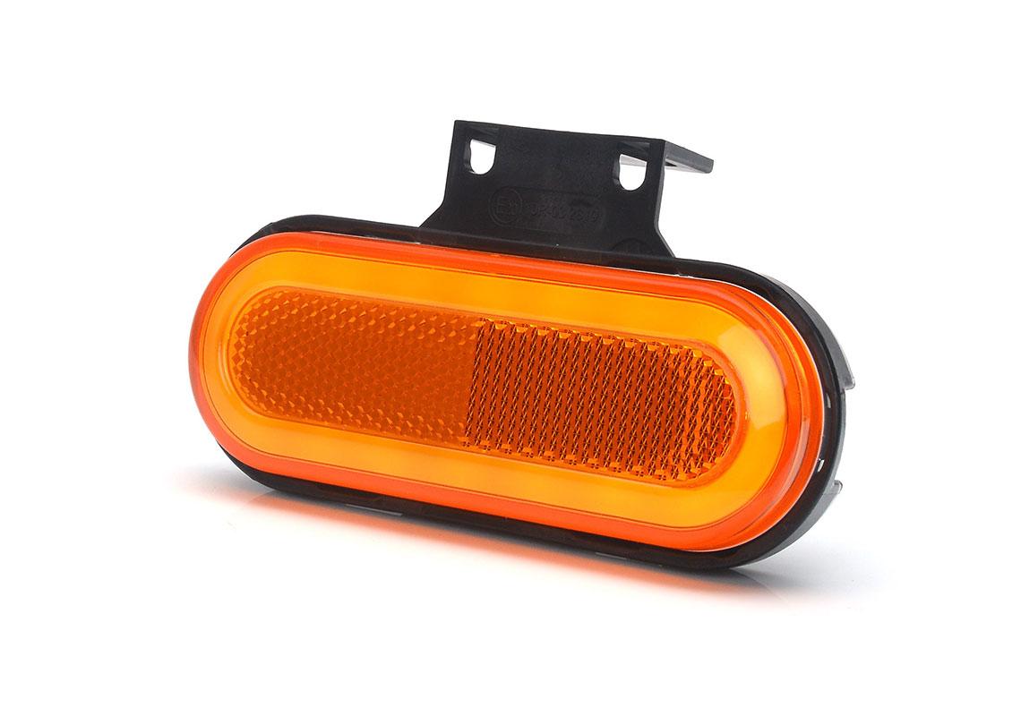SIDE MARKER LIGHT WITH ORANGE LED TURN SIGNAL 12/24V
